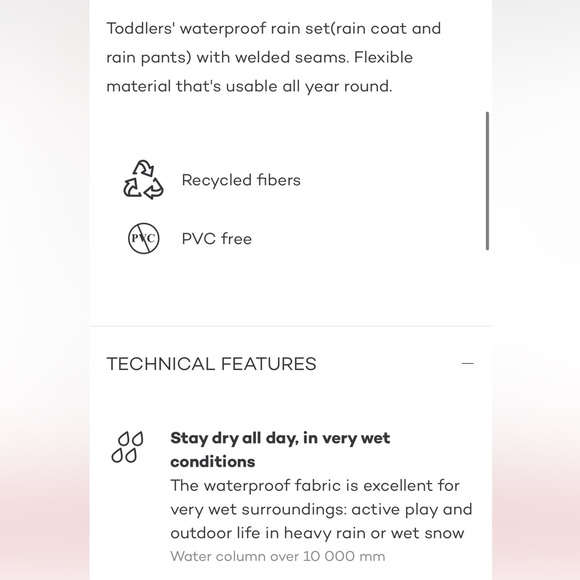 Waterproof Two-Piece Rain
Set - Tihku - Picture 15 of 16